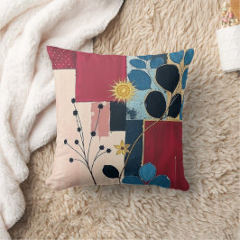 Vattenfärgen Blommigt Dekorativ kudde - Elegant Mo