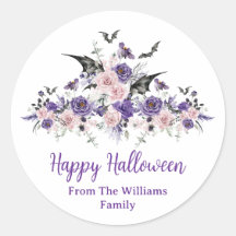 vattenfärgen blommigt ro happy halloween party