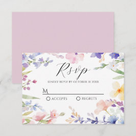 Vattenfärgen blommigt vår OSA kort