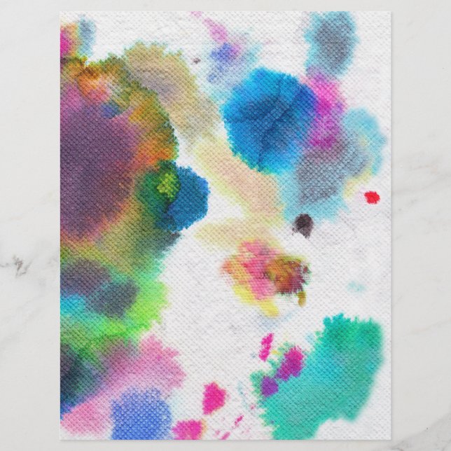 Vattenfärgen Brev Papper! (Framsida)