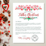 Vattenfärgen Child's Brev från Pappa jul<br><div class="desc">Den här vattenfärgsdesignen brev från Santa/Pappa jul skrivbord för barn kommer att ligga ditt barn i festiv anda, försedd med charmerande vattenfärgsmönster för pepparmynta, t.ex. polkagrisar och lollipops. Se upp ögon när de får brev från Pappa jul, och få en ljuva hand till julens magi. Det kommer att bli en...</div>