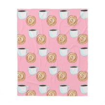 Vattenfärgen Cinnamon Bun Pastry Coffee