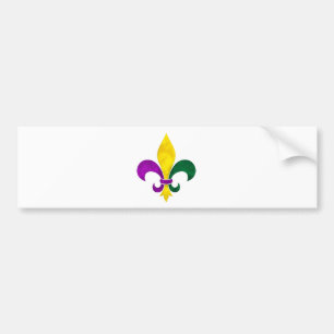 vattenfärgen fleur de lis bildekal
