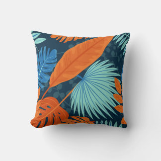 Vattenfärgen Flower Mönster Kudde