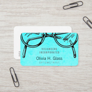 Vattenfärgen för vision för anblickEyewear tvä Visitkort