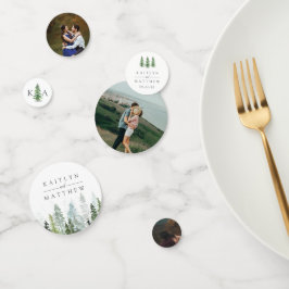 Vattenfärgen Gräs Träd skogsinsamlingen Bröllop