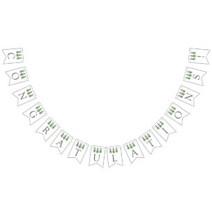 Vattenfärgen Gräs Träd skogsinsamlingen Bröllop Vimplar