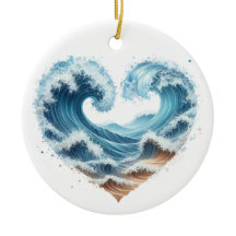 VATTENFÄRGEN HJÄRTFORMADE VINKARARE PÅ BACKEN