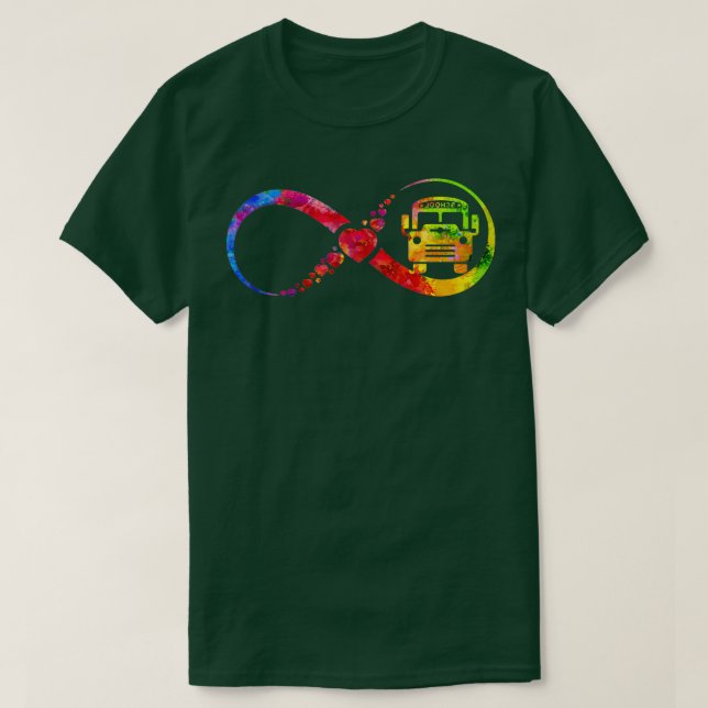 vattenfärgen Infinity i buss T Shirt (Design framsida)
