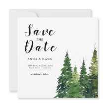 Vattenfärgen Julgran Festive Bröllop