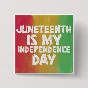 Vattenfärgen Junetelfte är min independence day Knapp