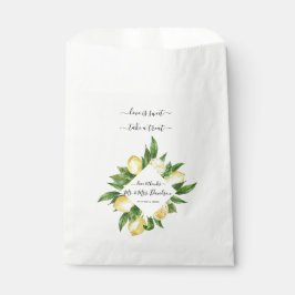 Vattenfärgen Lemon Tropical Bröllop