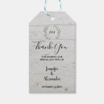 Vattenfärgen löv, rustiskt trä Tack bröllop