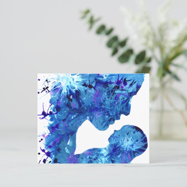 Vattenfärgen Madonna och Child Ntivity (Stående Fram)