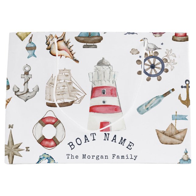 Vattenfärgen Nautical Inslag Sailor (Framsidan)