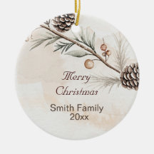 Vattenfärgen Neutralt färg Julgran