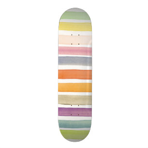Vattenfärgen räcker målat borstar slår, baner old school skateboard bräda 21,6 cm