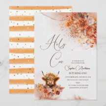 Vattenfärgen Rust Highland Cow blir en