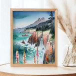 Vattenfärgen Serene Coastal Ligcape Wildblomma Poster<br><div class="desc">4:5-förhållande. Utrymme vid kusten med den här poster av en ren vattenfärg, med vilda blommor och mjukt vinkar. Detta fredliga kustlandskap ger ditt område den lugnande skönheten i naturen och skapar det som ett tillägg till perfekten för att skapa en lugnande, strandinspirerad atmosfär i ditt hem eller på ditt kontor....</div>