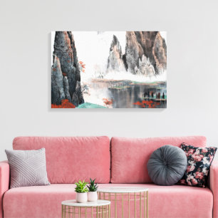 Vattenfärgen Skapar ditt eget Anpassad design Canvastryck