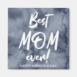 vattenfärgen stänk bästa mamma någonsin mors dag m magnet