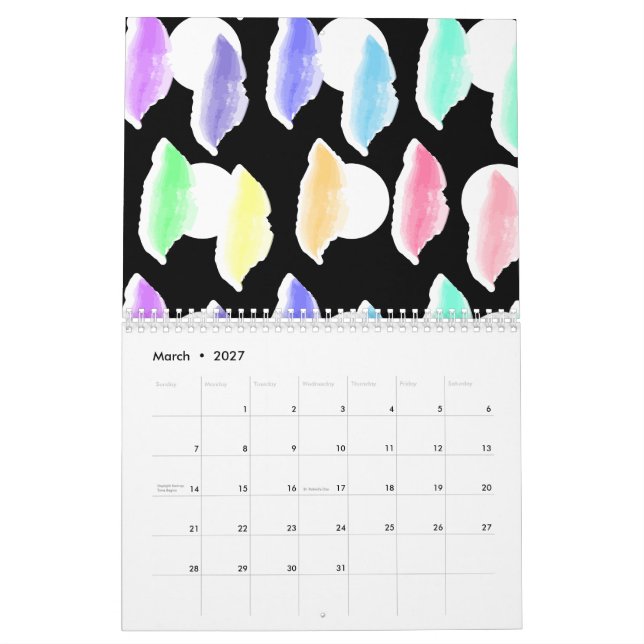 Vattenfärgen Stänk! Kalender (Mar 2027)