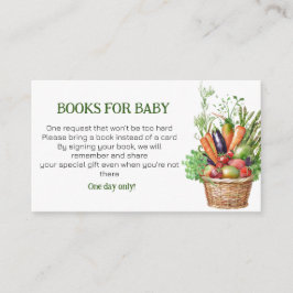 Vattenfärgen Vegetable Farmers Market Bokar för Ba Tilläggskort