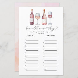 Vattenfärgen Vino före spel för Möhippa av lövspel