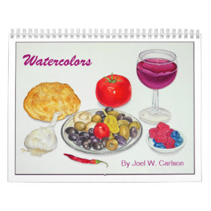Vattenfärger av Joel W. Carlson Kalender