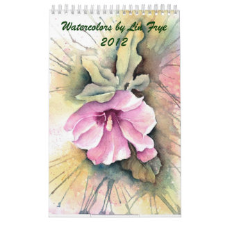 Vattenfärger av Lin Frye 2012 Kalender