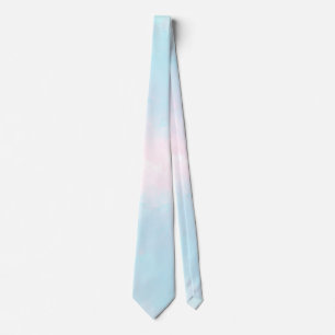 Vattenfärger blått Rosa Pastellkrita Bröllop Slips