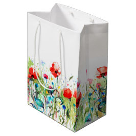 Vattenfärger Färgfull Vår blommor Illustration