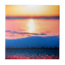 Vattenfärger, strand och hav, himlar