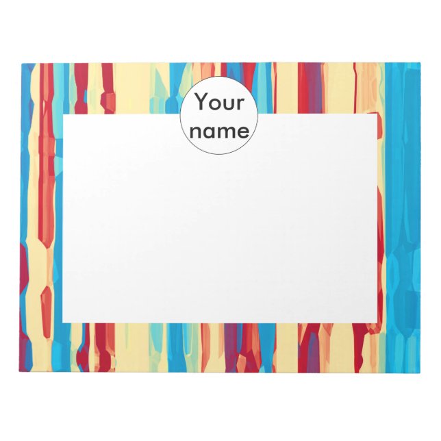 Vattenfärger, struktur anteckningsblock (Framsida)