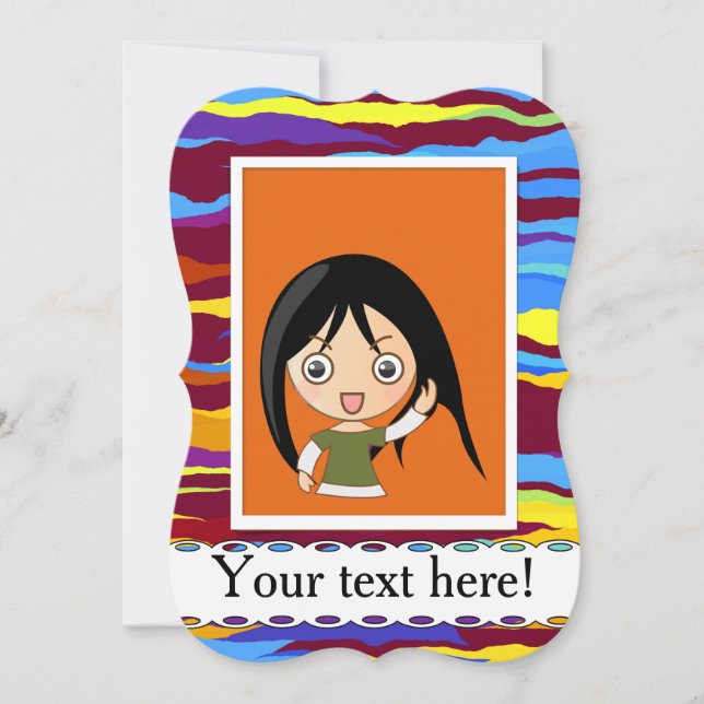 Vattenfärger vinkar abstrakt design (Framsida)