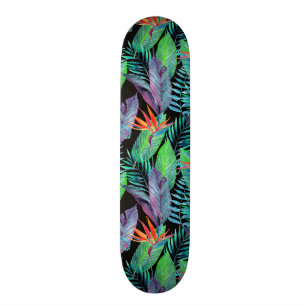 Vattenfärgfågel av paradiset old school skateboard bräda 21,6 cm