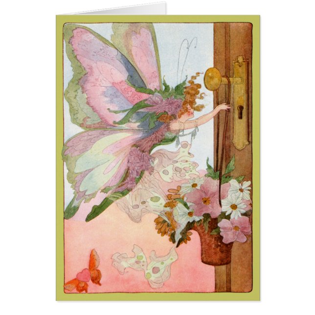 Vattenfärgfeer alla Occation kort (Framsidan)