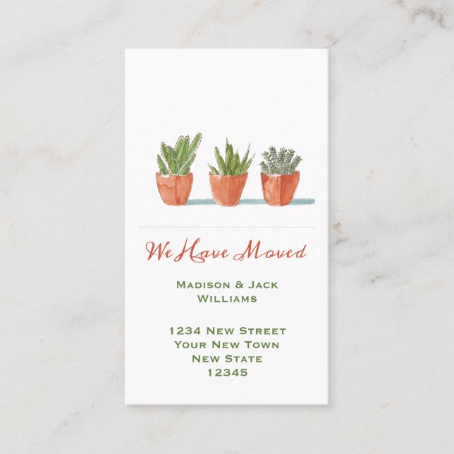 Vattenfärgförändring i Adress | Meddelande om Flyt (Framsida)