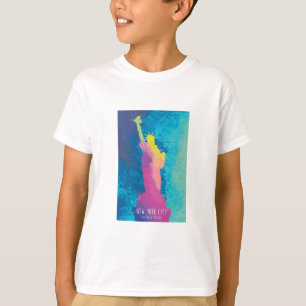 Vattenfärgfrihetsgudinnan T Shirt