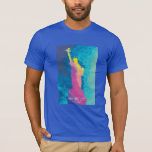 Vattenfärgfrihetsgudinnan T Shirt