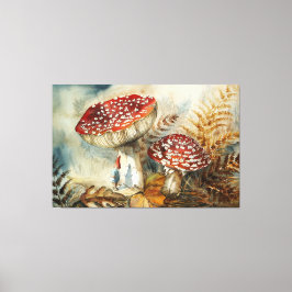 vattenfärggnom canvastryck