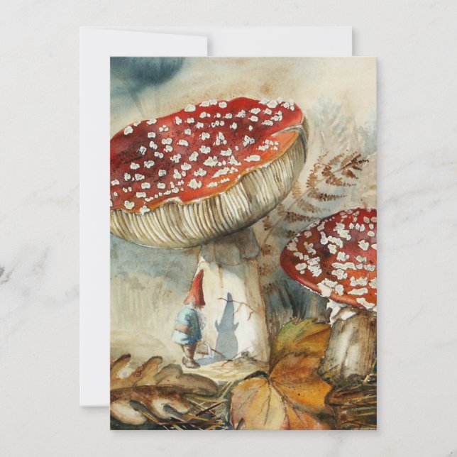 vattenfärggnom inbjudningar (Framsida)