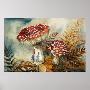 vattenfärggnom poster