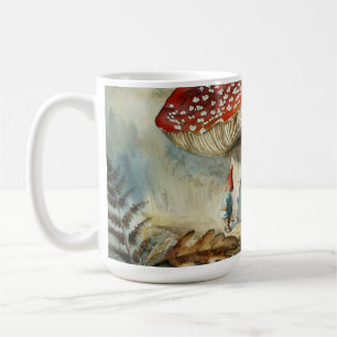 vattenfärggnome kaffemugg