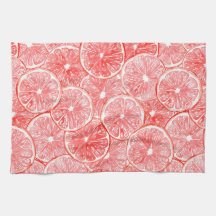 Vattenfärggrapefruktsegment mönster