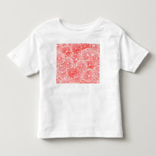 Vattenfärggrapefruktsegment mönster tee