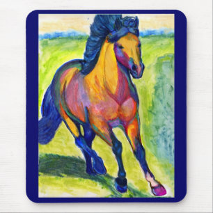 Vattenfärghäst Mousepad Musmatta