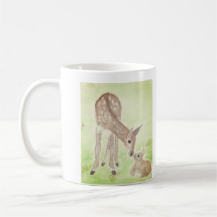 Vattenfärghjortmugg Kaffemugg