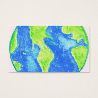 VATTENFÄRGJORD VISITKORT