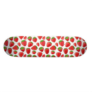 Vattenfärgjordgubbe Skateboard Bräda 20,5 Cm